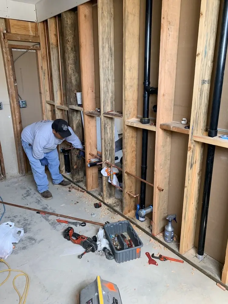 Commercial rough-in plumbing for Commercial Plumbing in Mooreville